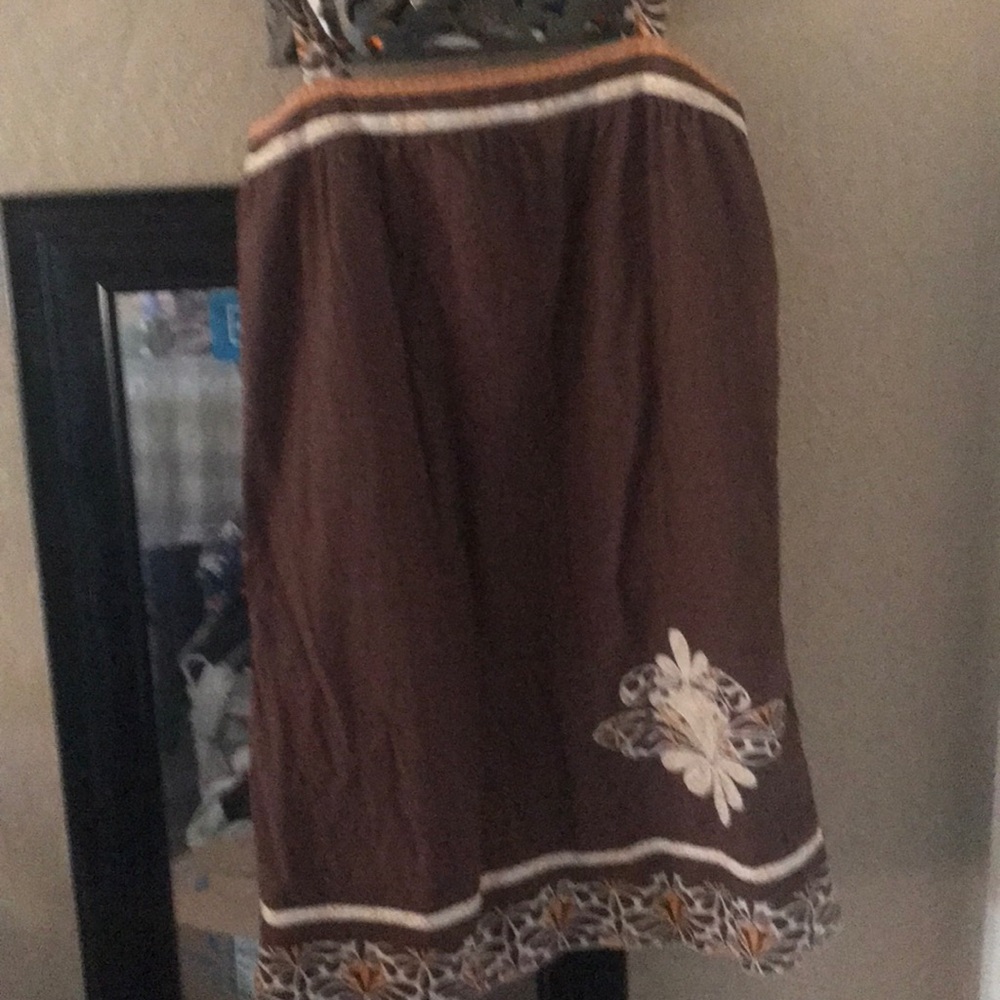 Billabong Boho Tie Shoulder Sundress M